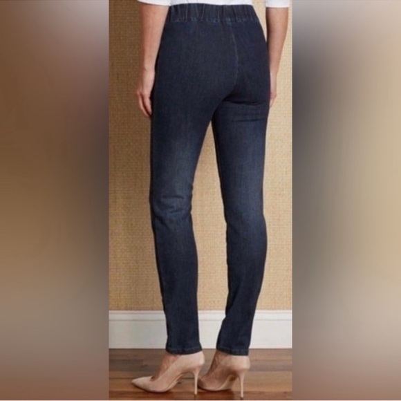 Soft Surroundings Metro Full Length Denim Leggings Size Small - Picture 2 of 7